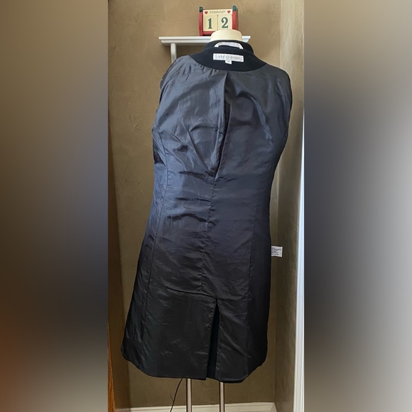 Larry Levine Wool Cashmere Blend Classic Classy Coat Black Women’s size 10 - Picture 12 of 13